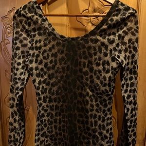 Leopard INC nylon top